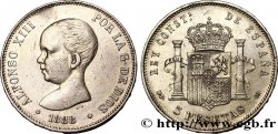 SPAGNA 5 Pesetas 1888 Madrid