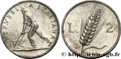 ITALIE 2 Lire laboureur 1948 Rome - R