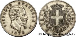 ITALIE 5 Lire Victor Emmanuel II 1876 Rome