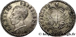 HAÏTI 25 Centimes Jean Pierre Boyer an 24 1827