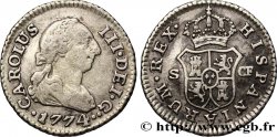 ESPAGNE 1/2 Real Charles III 1774 Séville