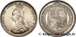 UNITED KINGDOM 1 Shilling Victoria buste du jubilé 1887 