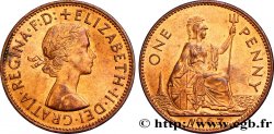 ROYAUME-UNI 1 Penny Elisabeth II/ Britannia 1967