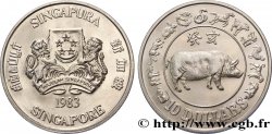 SINGAPOUR 10 Dollars année du cochon 1983
