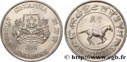 SINGAPOUR 10 Dollars année du cheval 1990