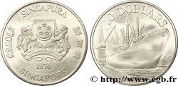 SINGAPOUR 10 Dollars 10e anniversaire de l’indépendance 1976 