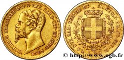 ITALIE - ROYAUME DE SARDAIGNE 20 Lire Victor Emmanuel II 1859 Gênes