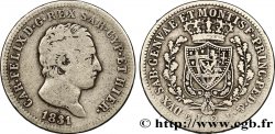 ITALY - KINGDOM OF SARDINIA 2 Lire Charles-Félix 1831 Gênes
