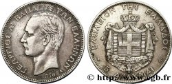 GRECIA 5 Drachmes Georges Ier 1876 Paris
