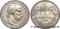 HONGRIE 5 Korona François-Joseph 1900 Kremnitz