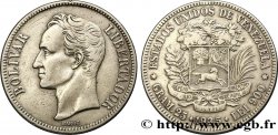 VENEZUELA 5 Bolivares Simon Bolivar 1935 Philadelphie