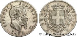 ITALIE 5 Lire Victor Emmanuel II 1873 Milan