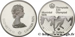 CANADA 10 Dollars Proof JO Montréal 1976 football 1976  FDC
