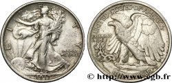 ÉTATS-UNIS D AMÉRIQUE 1/2 Dollar Walking Liberty 1917 Philadelphie
