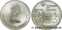 KANADA 10 Dollars JO Montréal 1976 voile 1975 