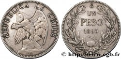 CHILE 1 Peso condor 1895 Santiago