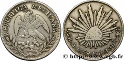 MEXIKO 2 Reales aigle 1859 Mexico