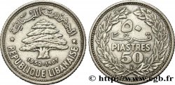 LIBANO 50 piastres Cèdre du Liban 1952 Utrecht