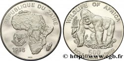 ZAÏRE 500 Nouveaux Zaires Afrique / Gorille 1996 