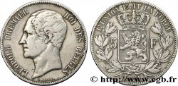 BELGIQUE 5 Francs Léopold Ier 1851 