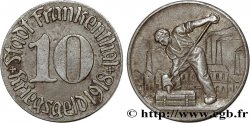 ALLEMAGNE - Notgeld 10 Pfennig Frankenthal 1918
