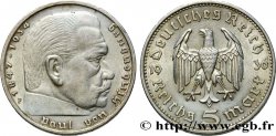 ALEMANIA 5 Reichsmark Maréchal Paul von Hindenburg 1936 Stuttgart