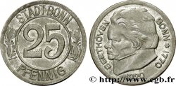 ALLEMAGNE - Notgeld 25 Pfennig Bonn 1920
