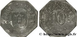 ALLEMAGNE - Notgeld 10 Pfennig Camberg 1917