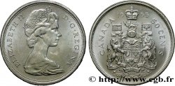 KANADA 50 Cents Elisabeth II 1965 