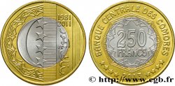 COMOROS 250 Francs 2013 