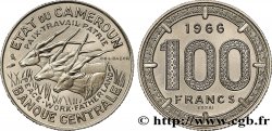 CAMEROUN Essai de 100 Francs Etat du Cameroun, commémoration de l’indépendance, antilopes 1966 Paris