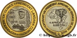 GUINEA 6000 Francs Président Lansana Conté 2003 