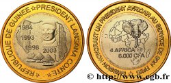 GUINÉE 6000 Francs Président Lansana Conté 2003