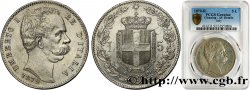 ITALIE - ROYAUME D ITALIE - HUMBERT Ier 5 Lire 1879 Rome EBC PCGS