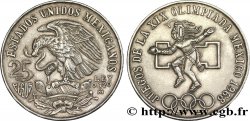 MEXIQUE 25 Pesos Jeux Olympiques de Mexico 1968 Mexico