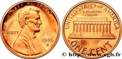 STATI UNITI D AMERICA 1 Cent Lincoln / mémorial 1986 San Francisco - S FDC