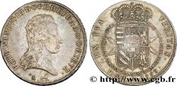ITALIE - GRAND DUCHÉ DE TOSCANE -  FERDINAND III DE LORRAINE Francescone d’argent 1793 Florence MBC/MBC+