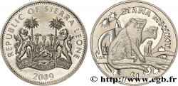 SIERRA LEONE 1 Dollar Proof Cercopithèque Diane 2009 