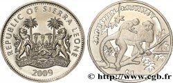 SIERRA LEONE 1 Dollar Proof singes Capucins 2009 