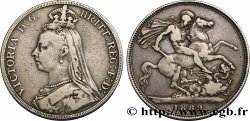 UNITED KINGDOM 1 Crown Victoria buste du jubilé 1889