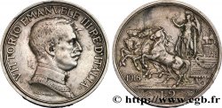 ITALIE 2 Lire Victor Emmanuel III / quadrige 1916 Rome - R