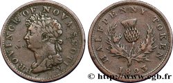 CANADA 1/2 Penny Token Nouvelle-Écosse Georges IV 1823 