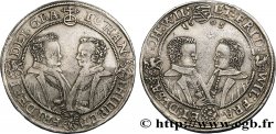 ALEMANIA - SAJONIA-ALTENBURGO Thaler dit “des quatre frères” 1605 Saalfeld MBC+