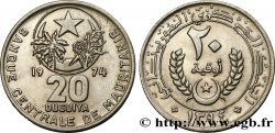 MAURITANIE 20 Ouguiya AH 1394 1974