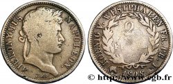 GERMANY - KINGDOM OF WESTPHALIA - JÉRÔME NAPOLÉON 2 Franken 1808 Paris BC