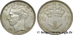 BÉLGICA 20 Francs Léopold III 1935 