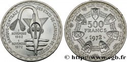 ÉTATS DE L AFRIQUE DE L OUEST (BCEAO) 500 Francs BCEAO 1972 Paris