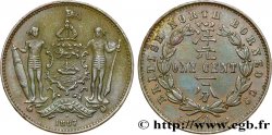 MALAISIE - BORNÉO DU NORD BRITANNIQUE 1 Cent Compagnie britannique du Nord-Bornéo 1887 Heaton