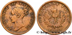 CANADA - NOVA SCOTIA 1/2 Penny Token Nova Scotia Victoria / chardon 1840 
