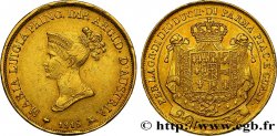 ITALIA - DUCADO DE PARMA PIACENZA Y GUASTALLA - MARÍA LUISA DE AUSTRIA 20 Lire 1815 Milan MBC